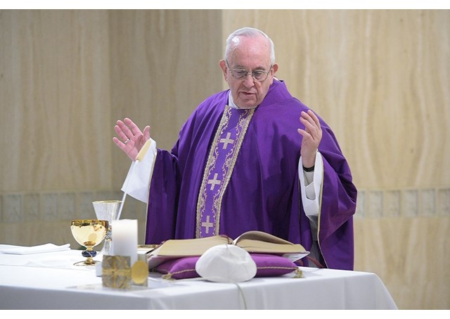 Папа Франциск про справжній та фальшивий піст