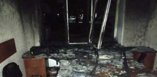 У Херсоні невідомі спалили офіс партії Шарія