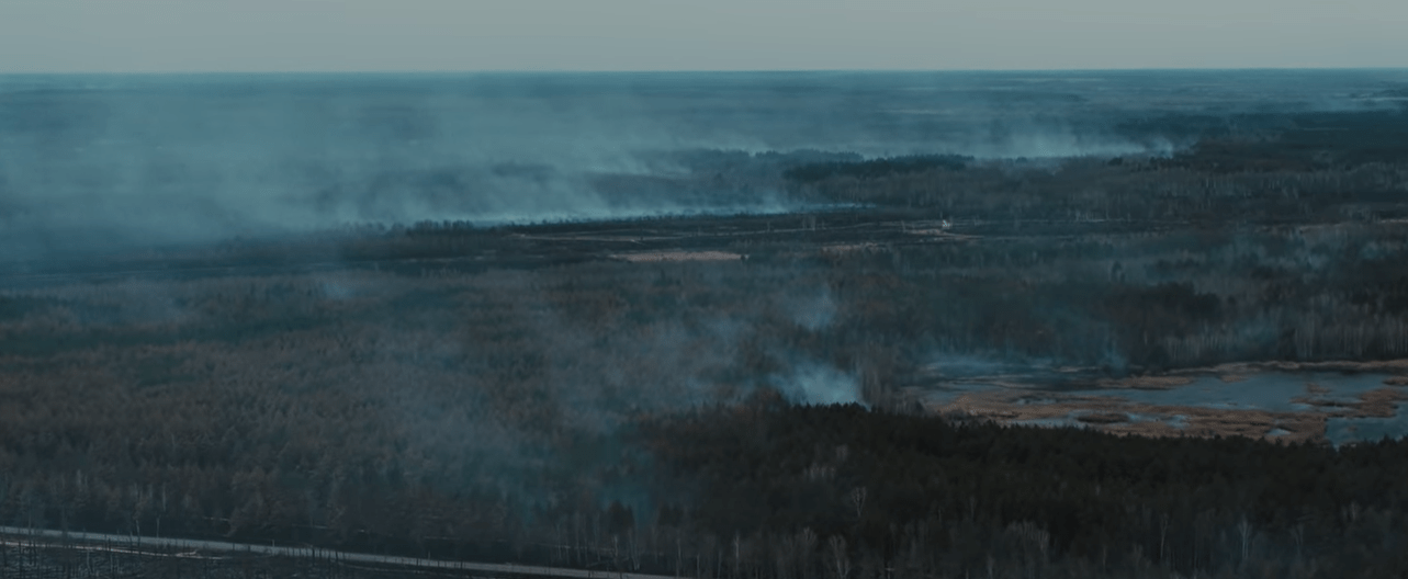 Наслідки пожеж у Чорнобилі