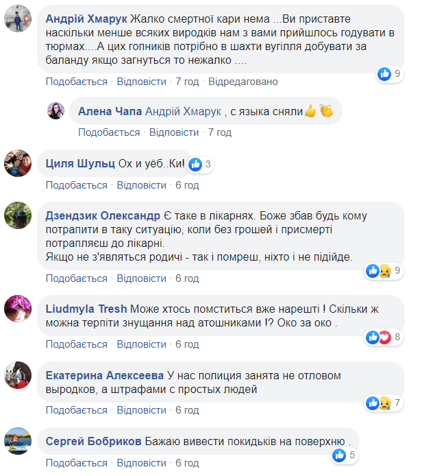 Реакція українців
