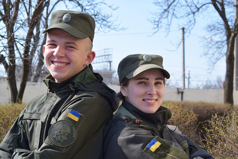 Андрій і Валентина Соколюки пішли в Національну гвардію після смерті їх брата на фронті