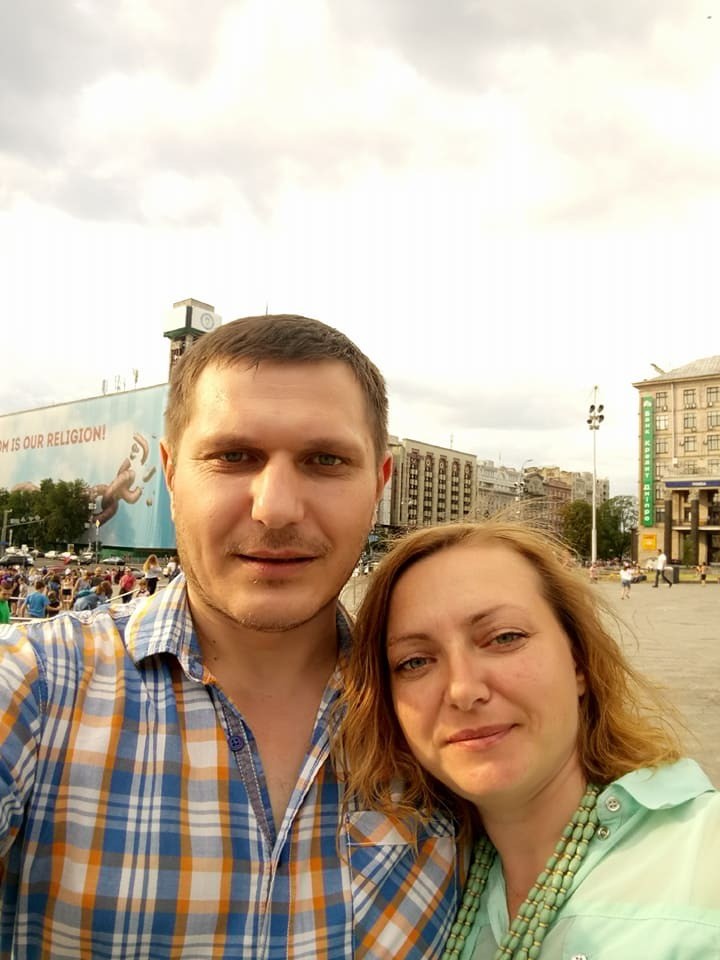 Віталій Панич з дружиною