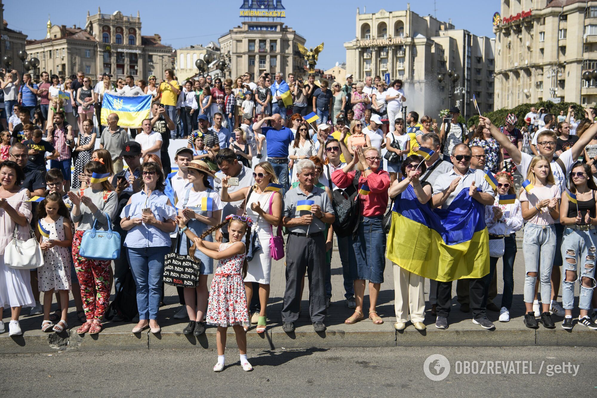 У День Незалежності по всій Україні проходять святкові заходи