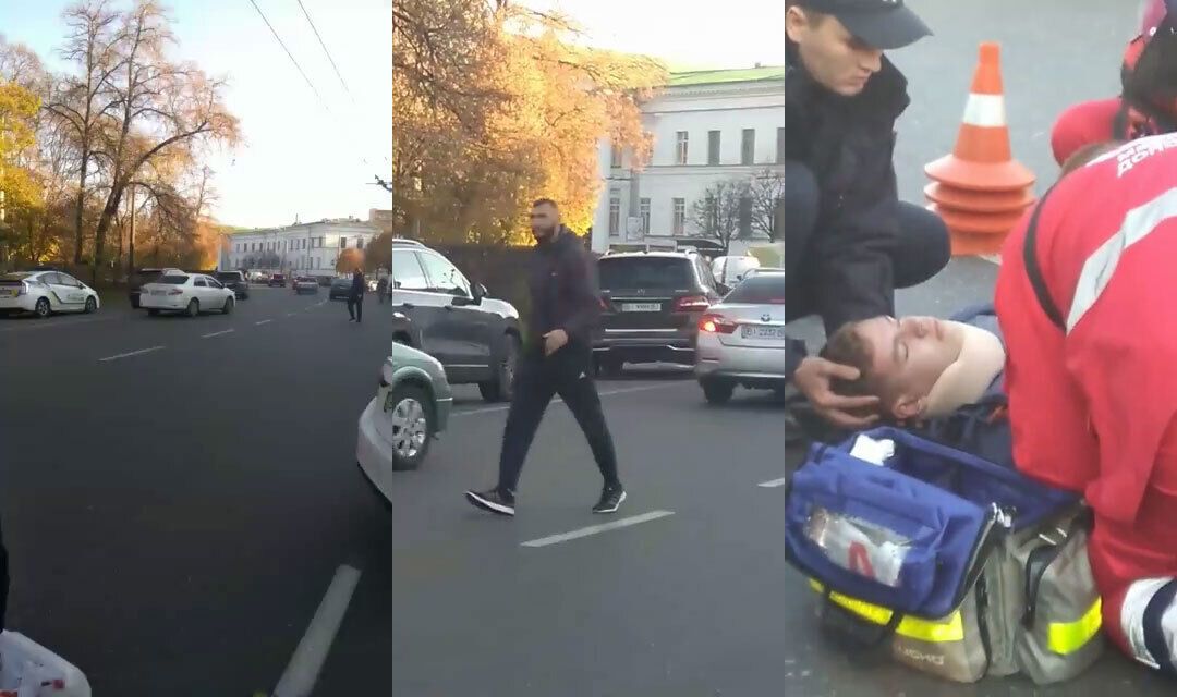 Моменти ДТП, в якій Саєнко збила на авто 15-річного Артема Левченка в Полтаві