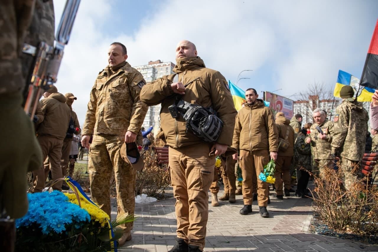 Акція біля пам’ятника Українському добровольцю