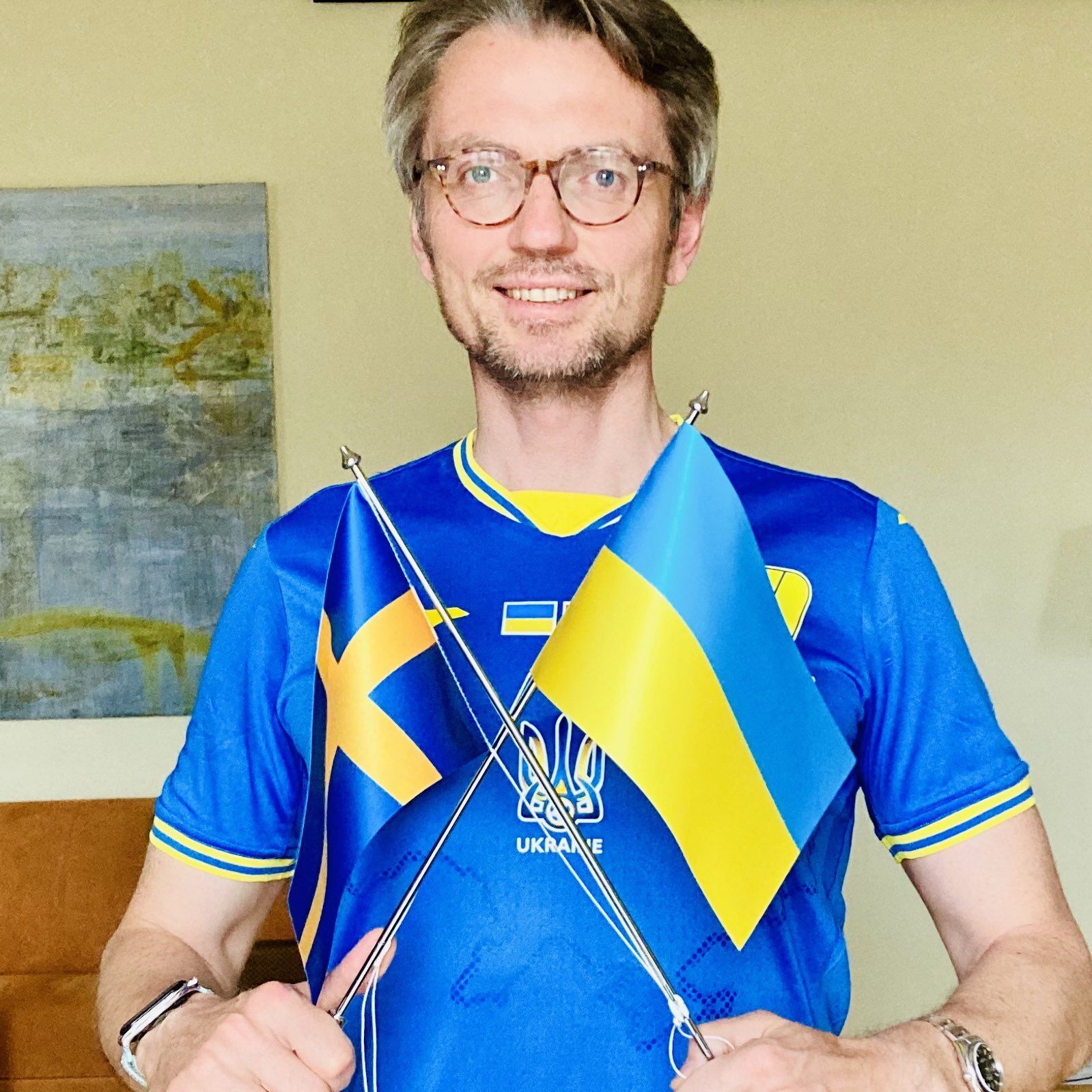 Посол Швеції в Україні стежив за матчем