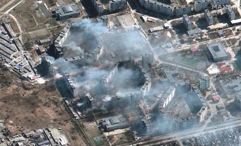 Оприлюднено супутникові знімки наслідків знищення окупантами Ірпеня, Маріуполя та Чернігова 02