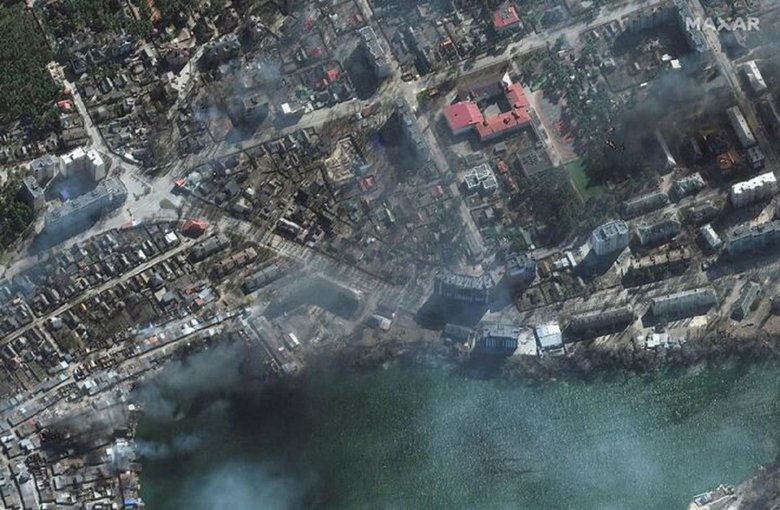 Оприлюднено супутникові знімки наслідків знищення окупантами Ірпеня, Маріуполя та Чернігова 01